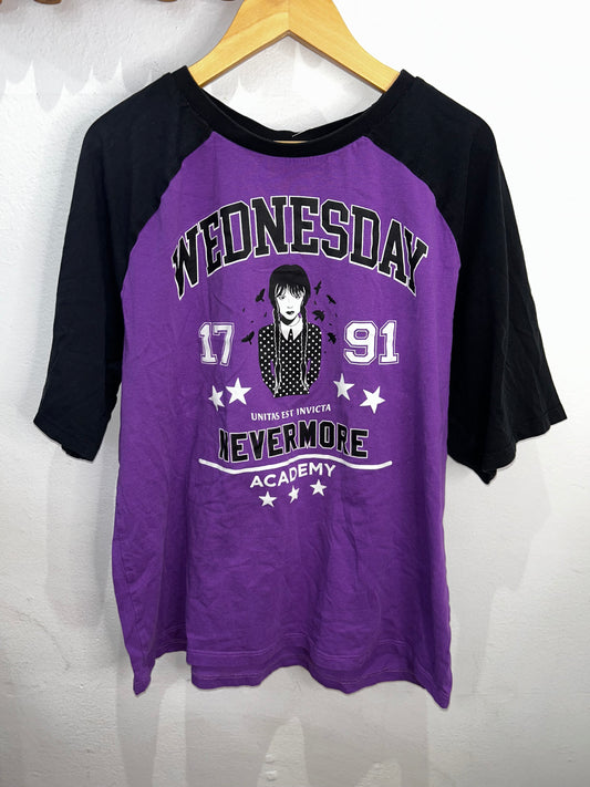 Wednesday Nevermore academy tee 14-16y