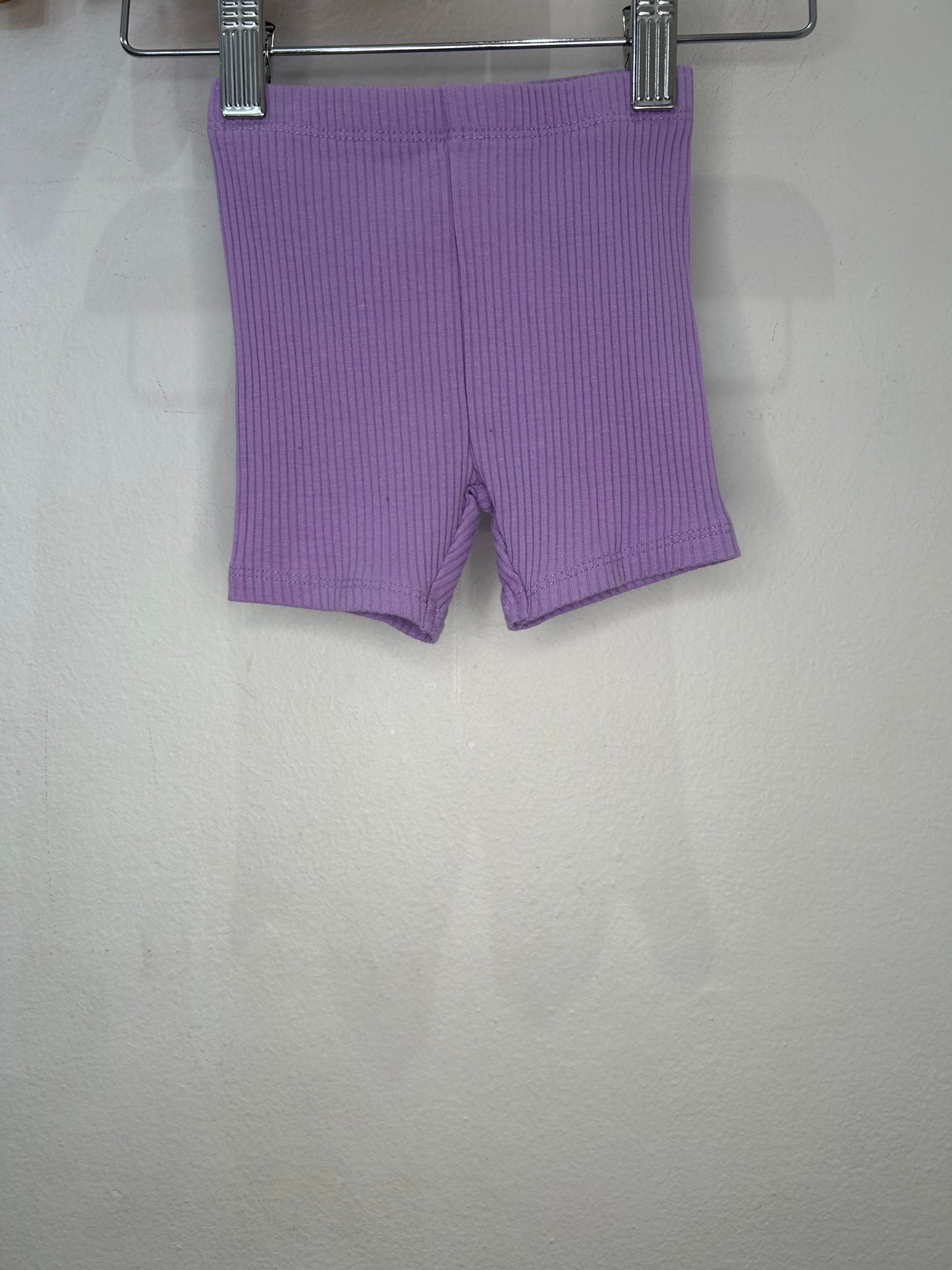 Purple flowers shorts set 12m