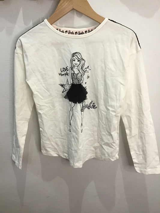 Barbie longsleeve 8y