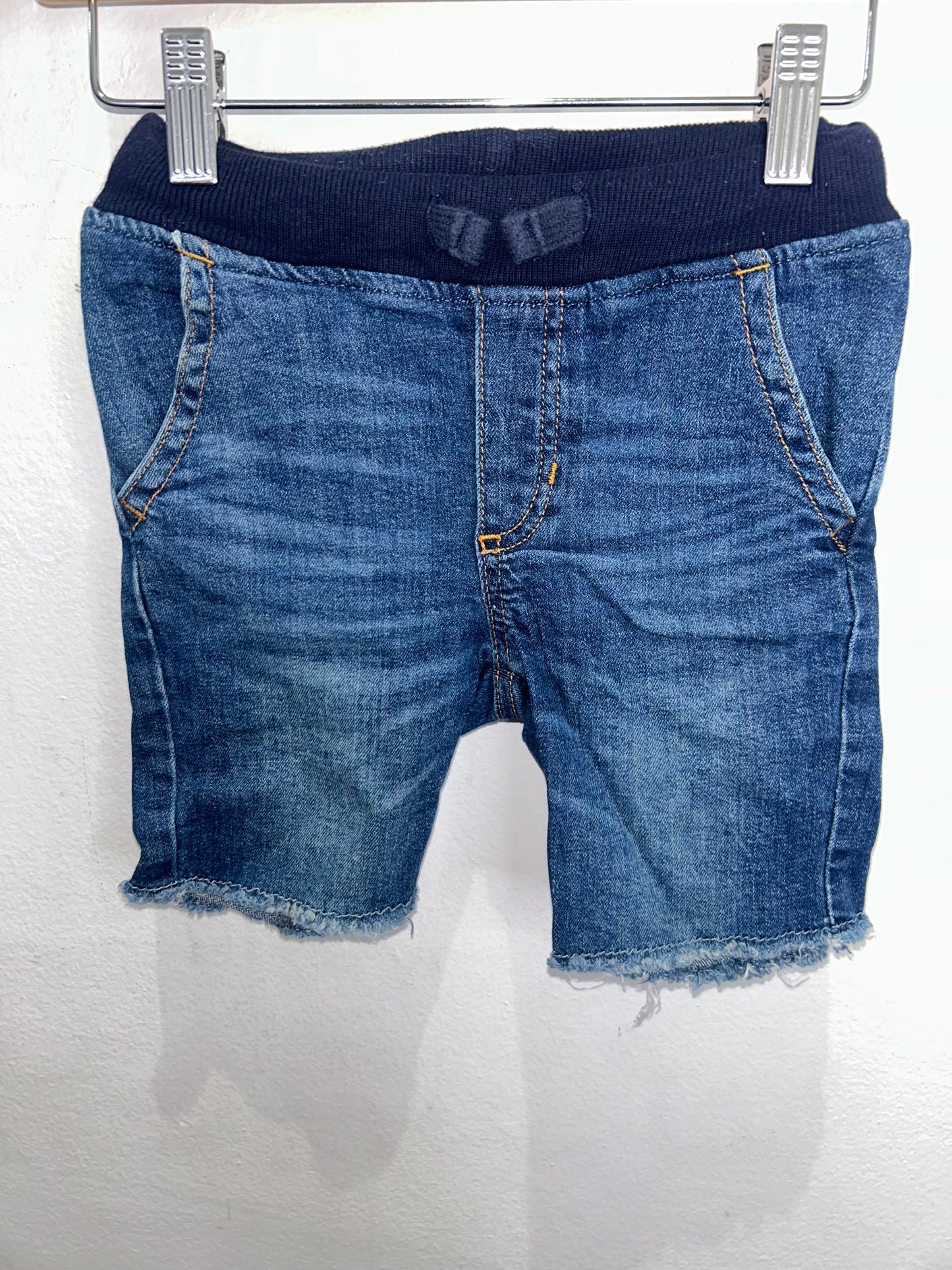 Cut off pull-on denim shorts 5y