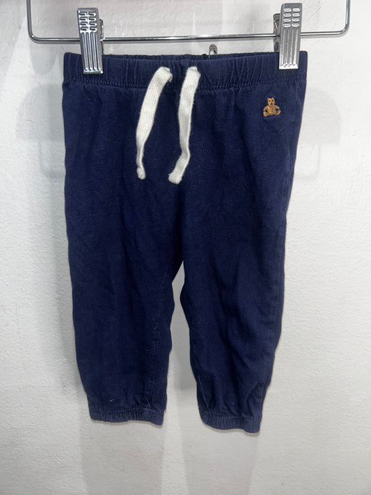 Navy cotton pants 12-18m B