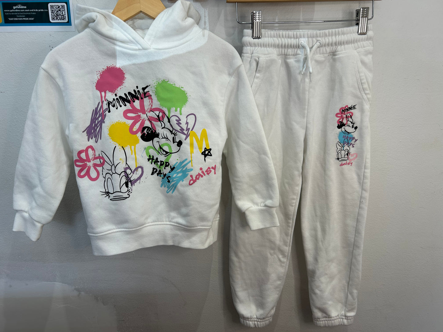 Minnie and Daisy jogger set 4-5y