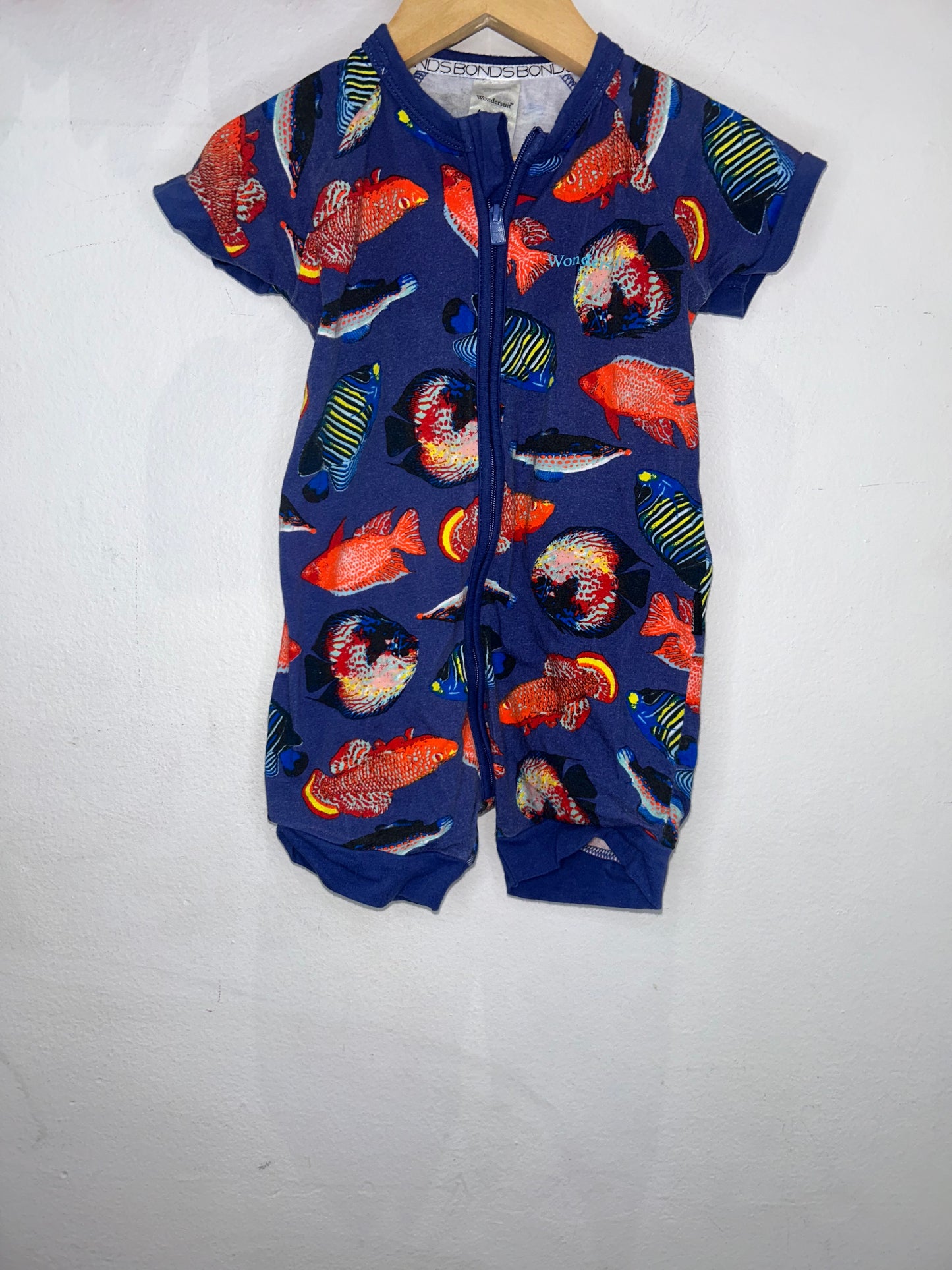 Bonds fish shorty wondersuit 6-12m