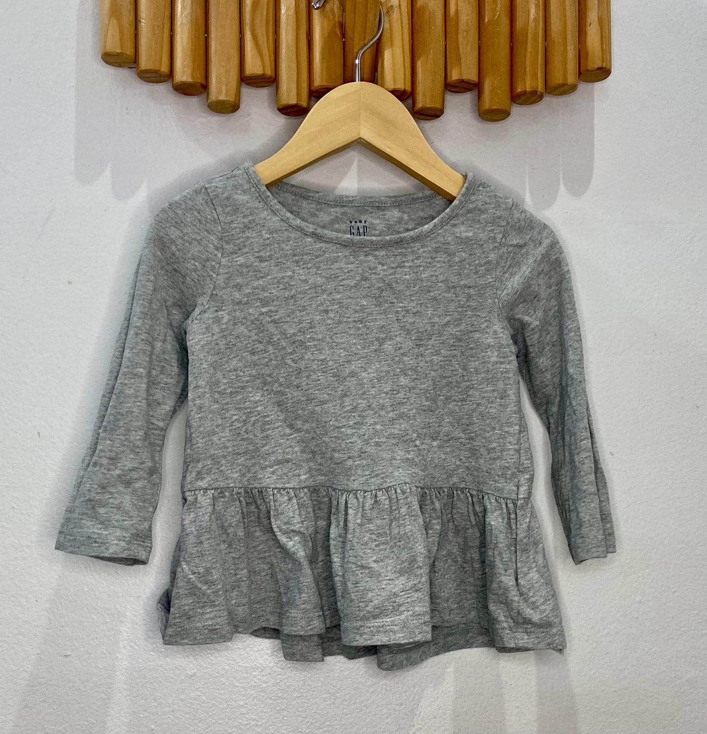 Grey a-line longsleeve 18-24m