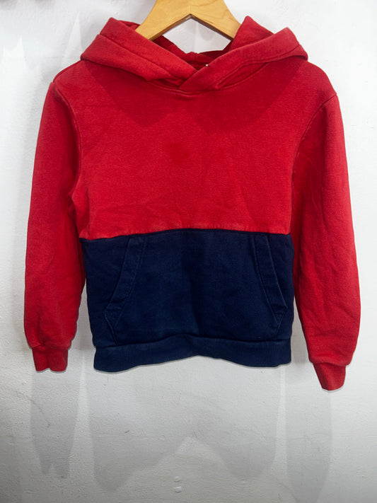 Red and blue hoodie 6-8y