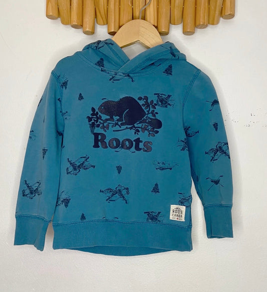 Teal roots hockey pullover 2y