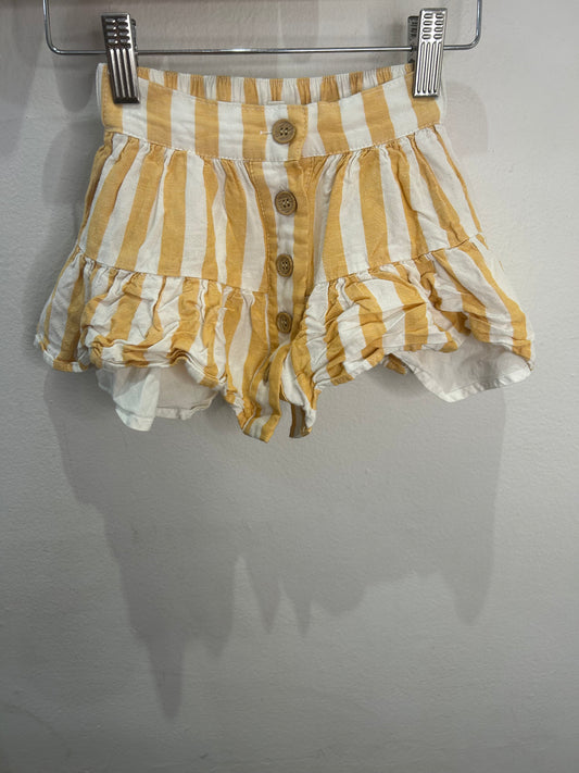 Yellow stripes skort 3y