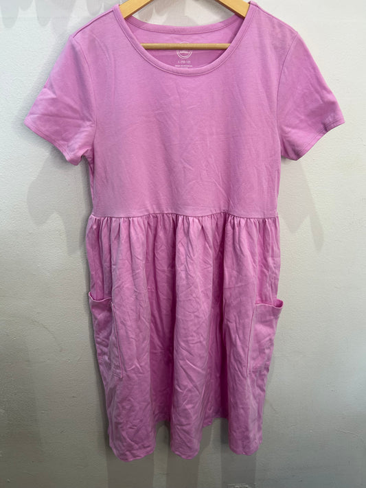 Bubblegum pink dress 10-12y