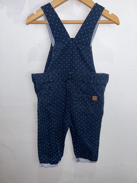 Dots overalls 6-12m