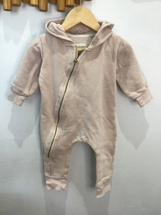 Romper Minimioche biker pink 3-6m*
