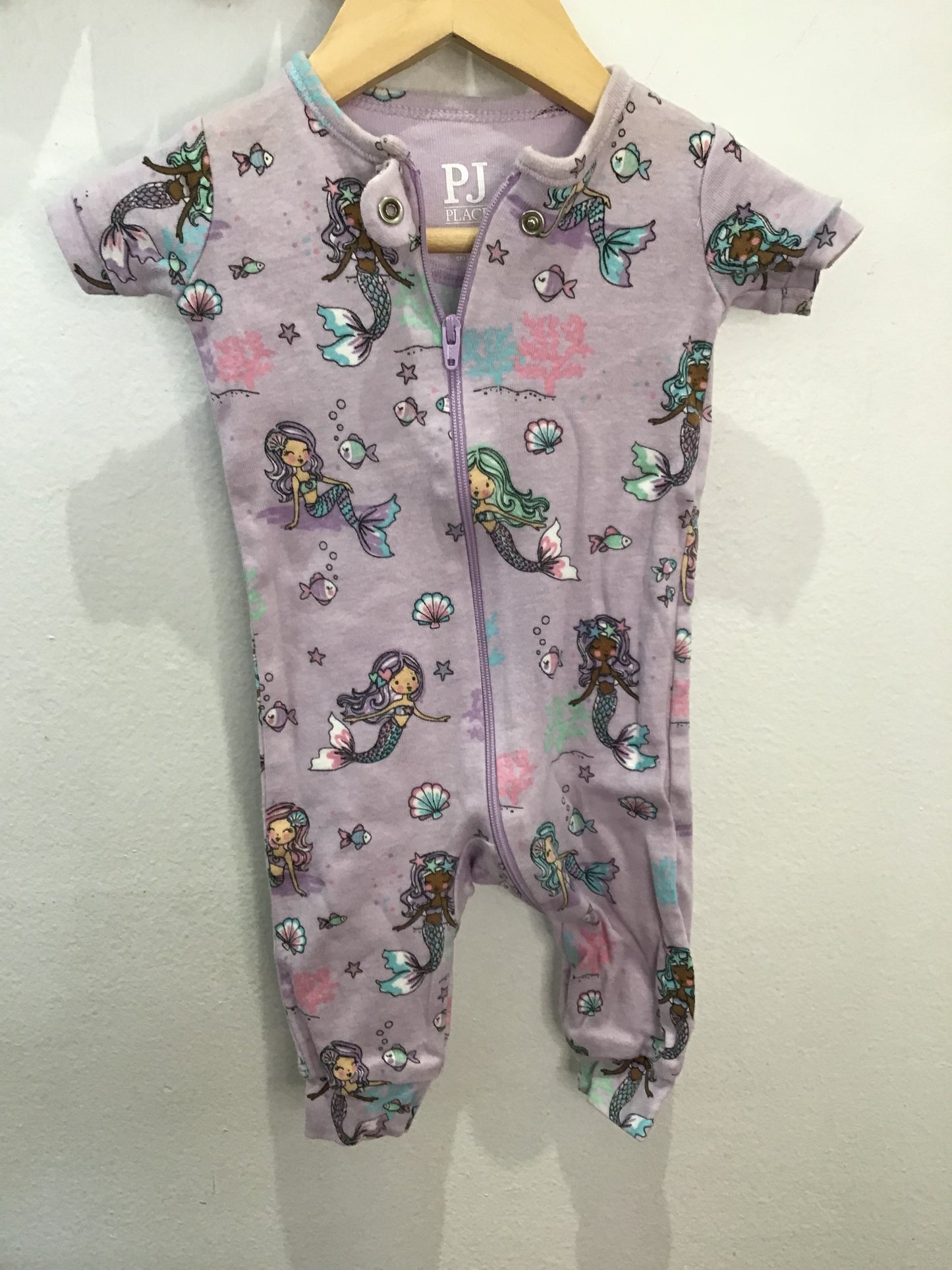 Sleeper mermaids purple 0-3m