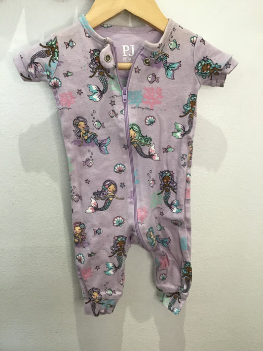Sleeper mermaids purple 0-3m