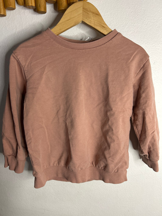 Blush pink pullover 3-4y