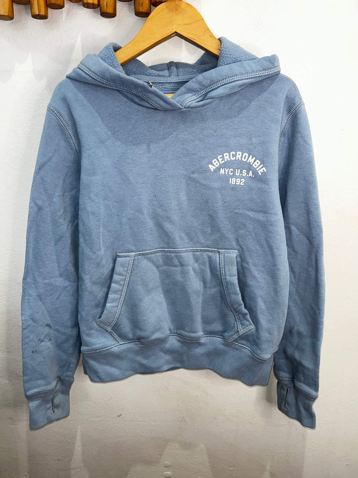 Abercrombie light blue hoodie 9-10y