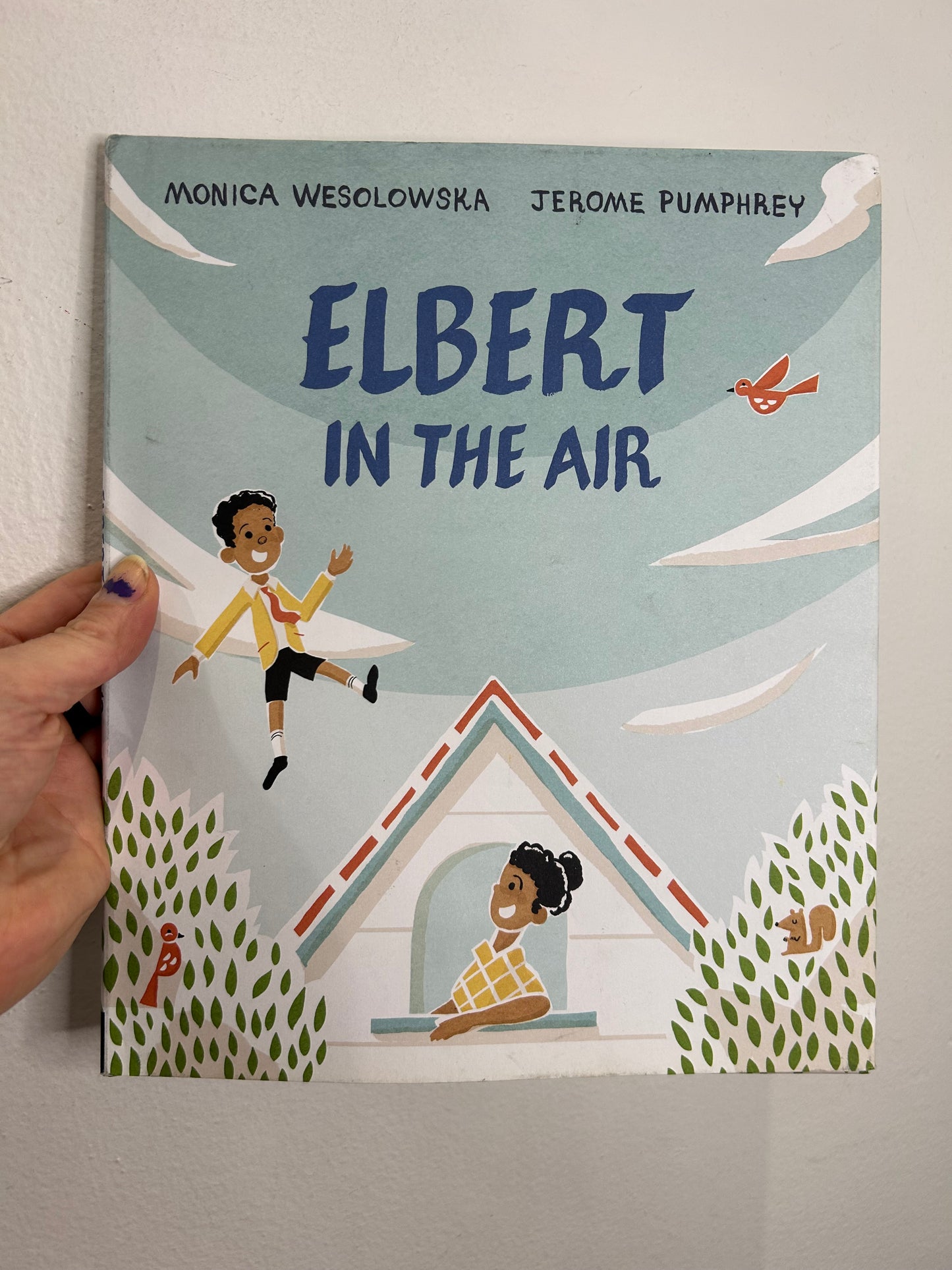 Elbert in the air