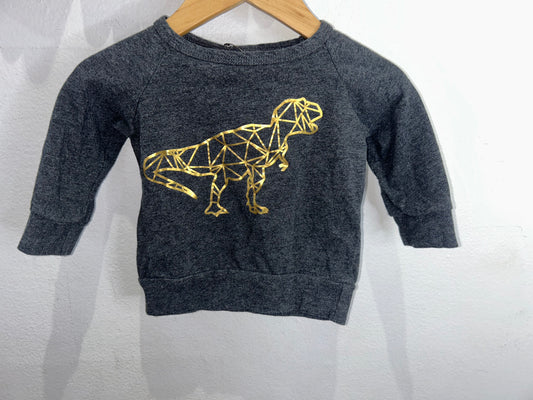 Little and Lively dino pullover 0-6m