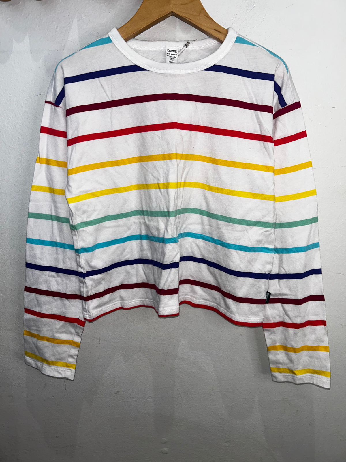 Crayola stripes longsleeve 10-12y