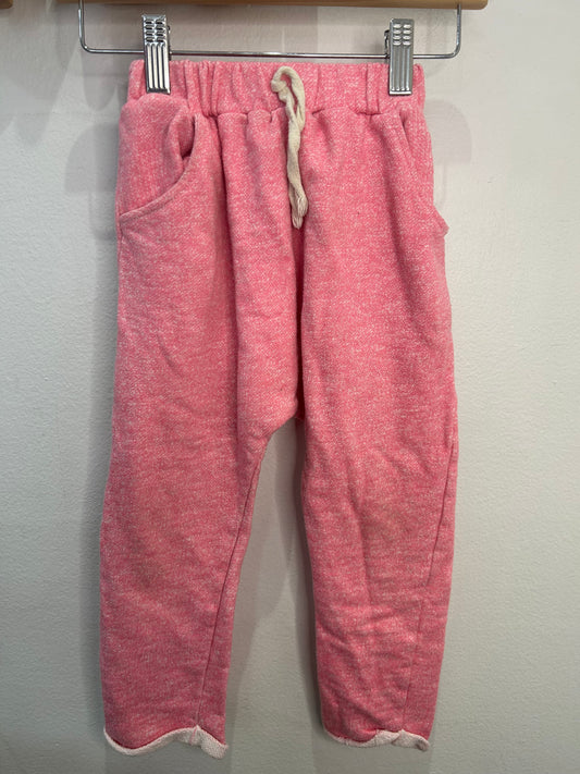 Bubblegum pink joggers 4-5y