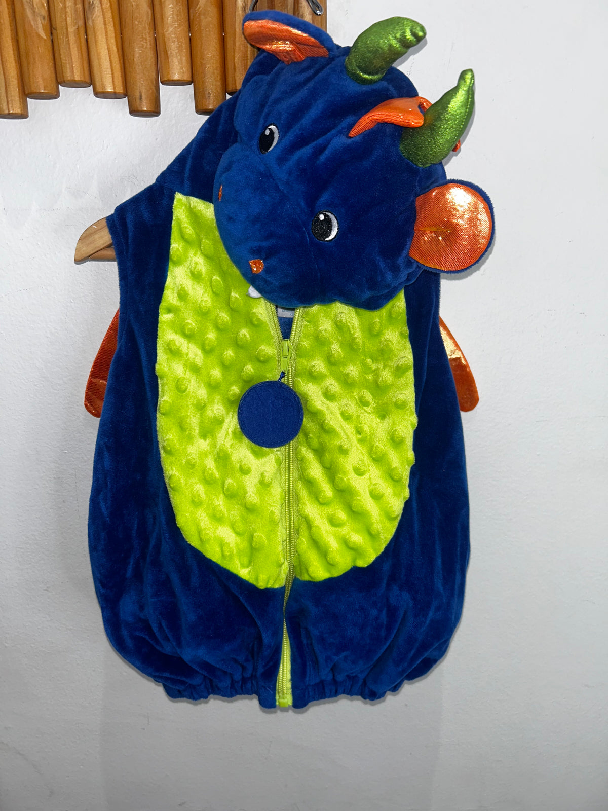 Blue dragon costume 12-18m