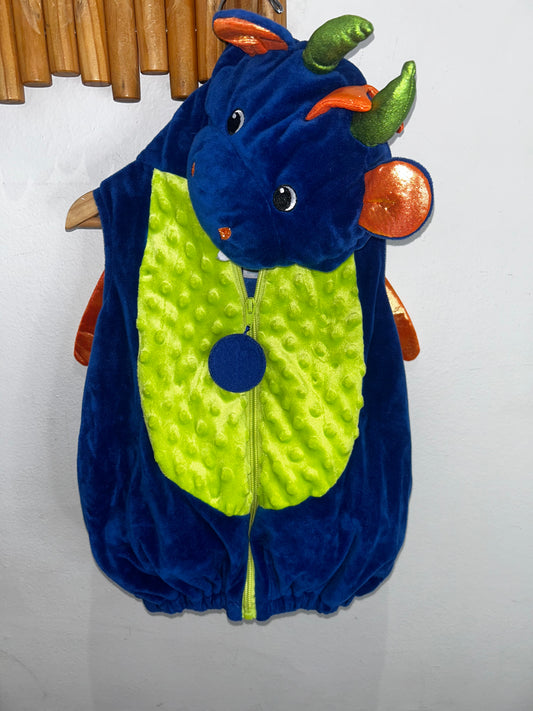 Blue dragon costume 12-18m