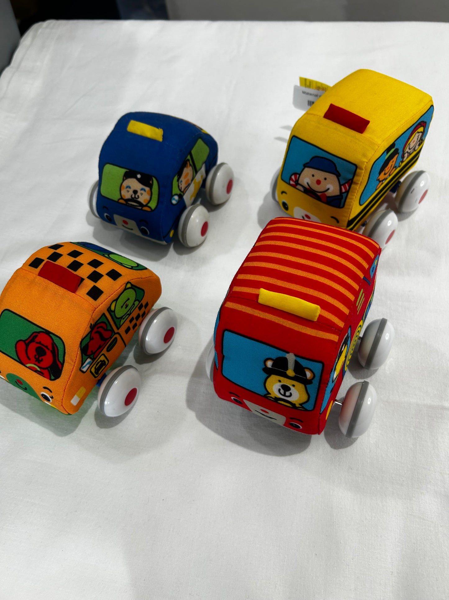 Material cars set of 4