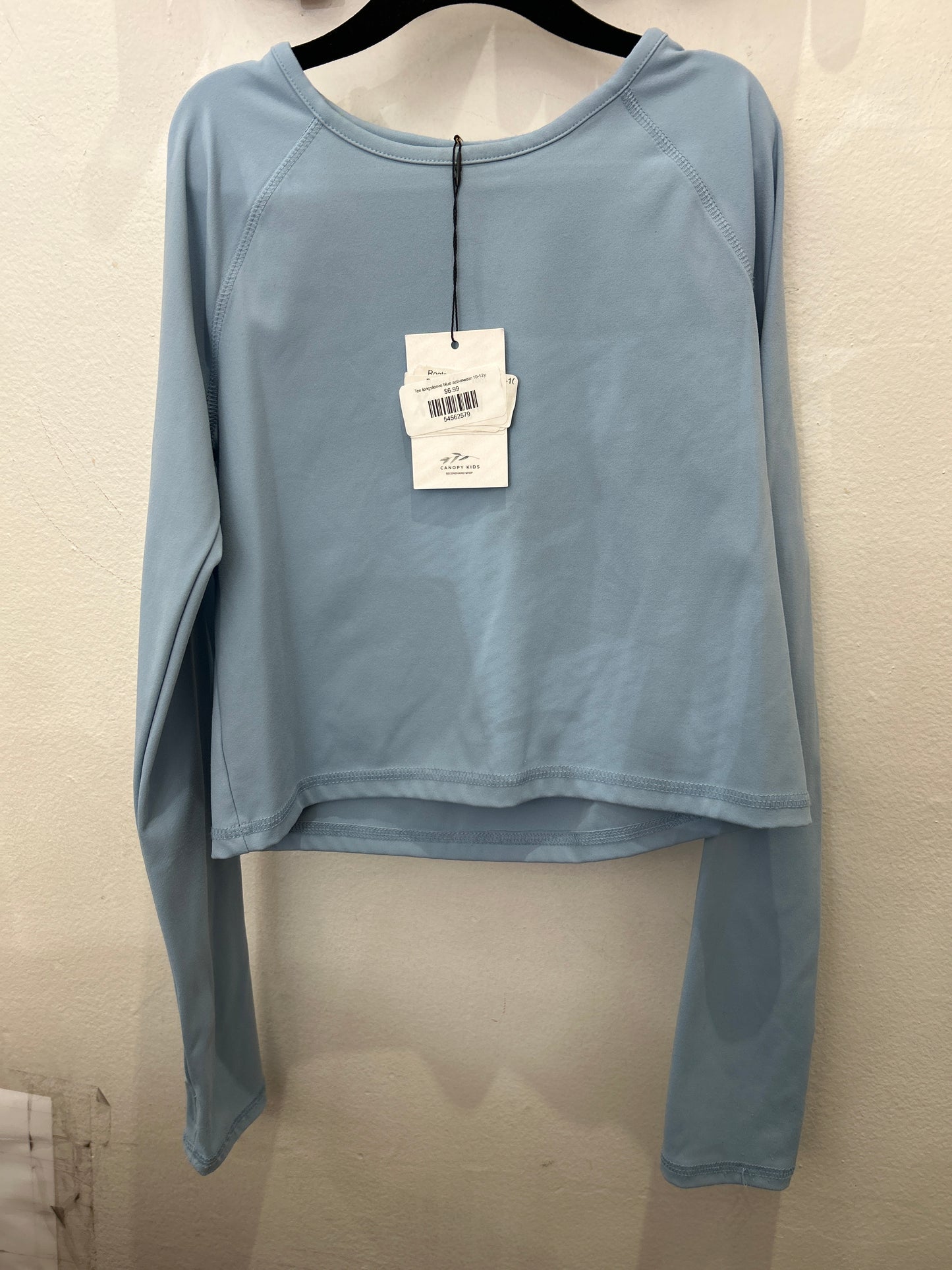 Tee longsleeve blue activewear 10-12y