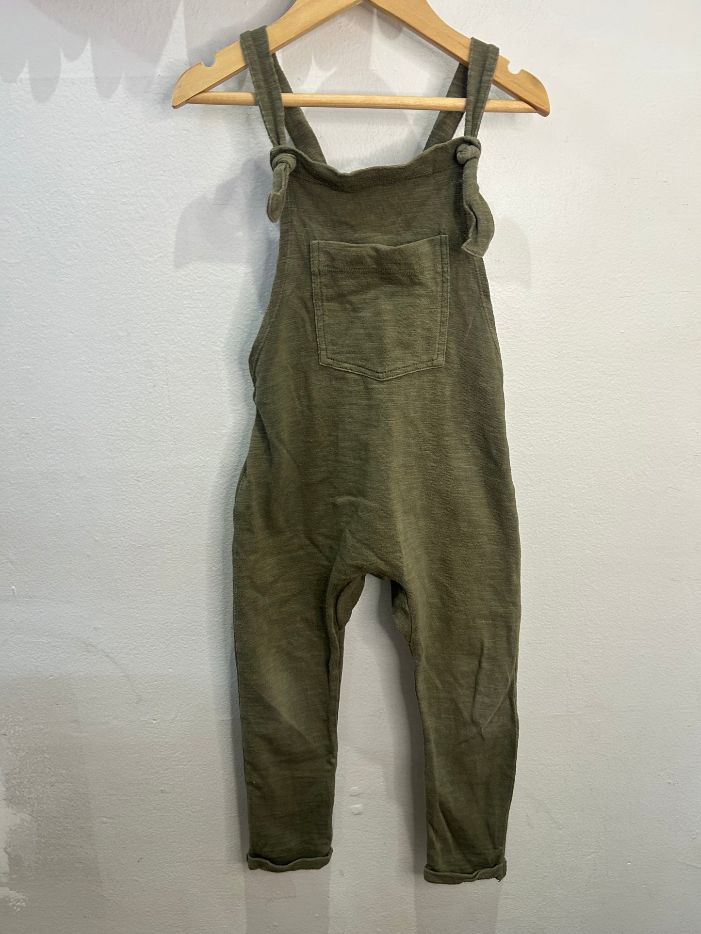 Minimioche green slouchy romper 3y