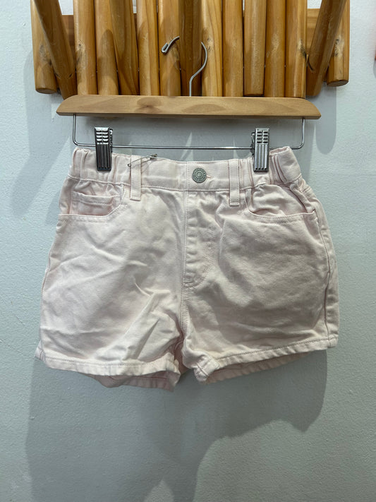 Light pink denim shorts 5-6y