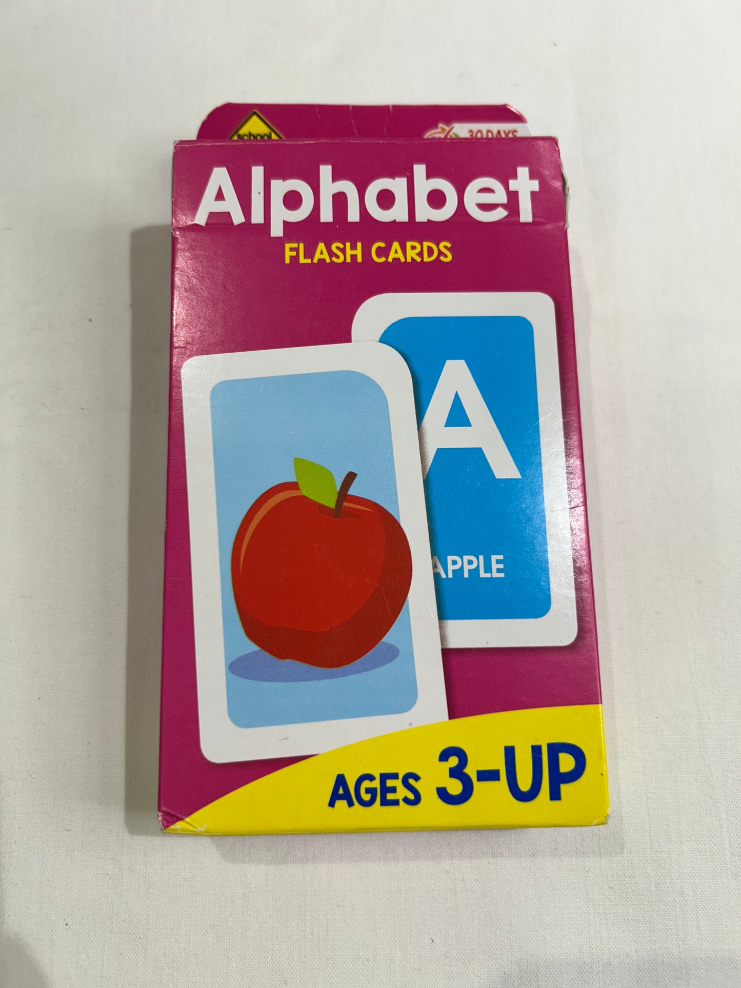 Alphabet and number flash cards set