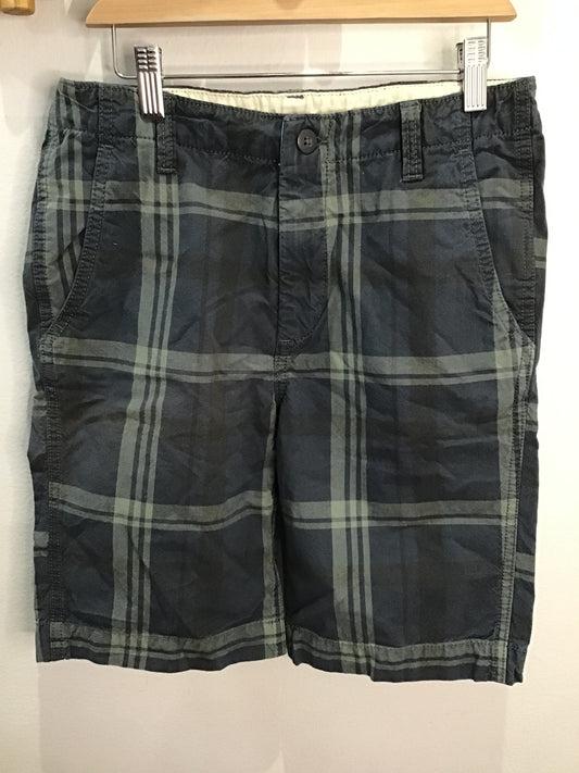 Dark checkered shorts 14y