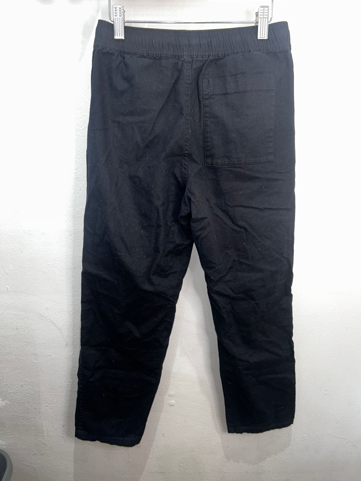 Black relaxed lightweight pants 10-11y