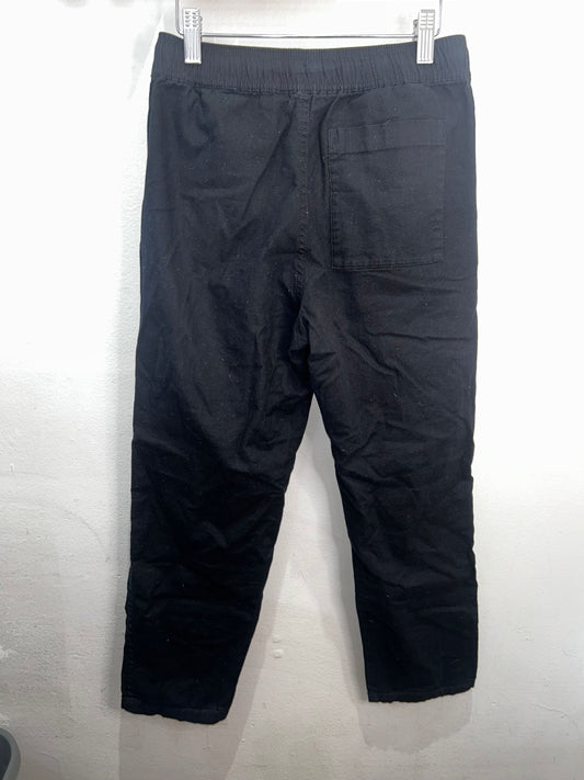 Black relaxed lightweight pants 10-11y