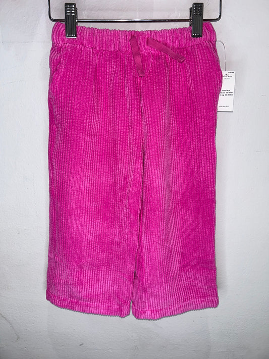 Pink Ribbed Pants 3y