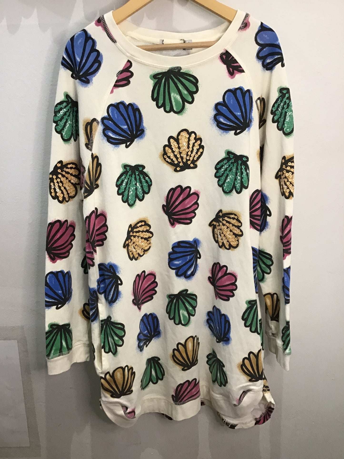 Stella McCartney seashells pullover dress 14y