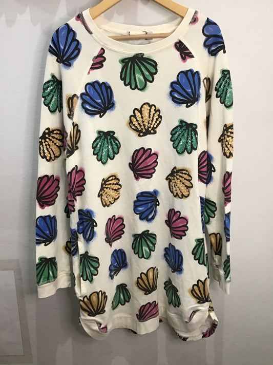 Stella McCartney seashells pullover dress 14y