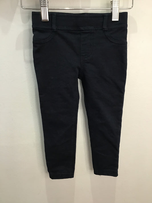 Black jeggings 2y