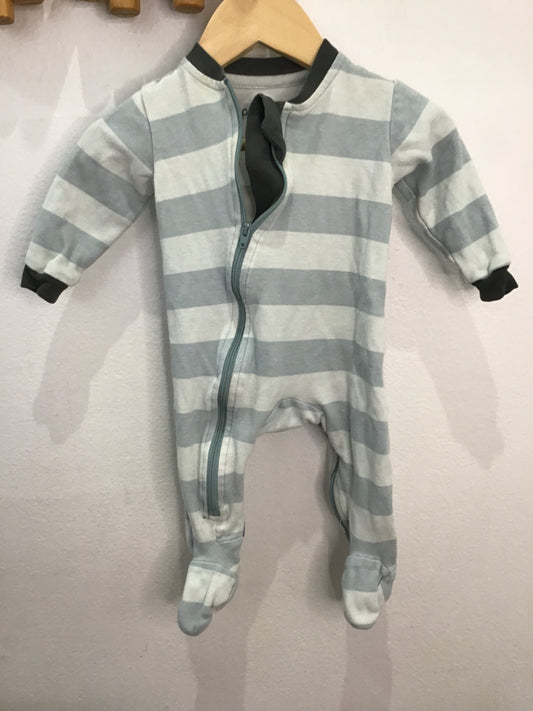 Zippyjamz blue stripe 0-3m
