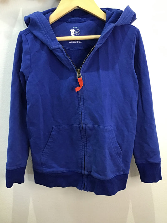 Sweatshirt Primary blue organic cotton 4-5y
