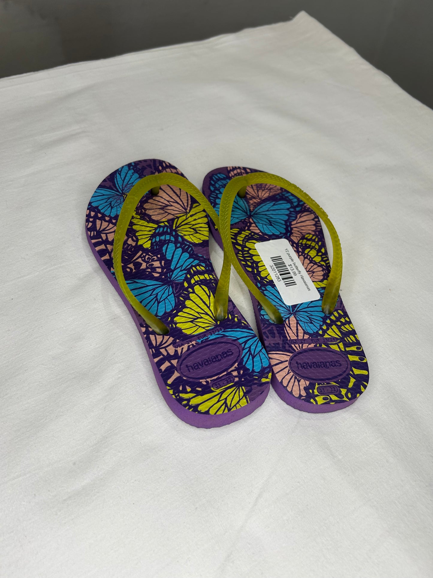 Y2 purple butterfly Havaianas