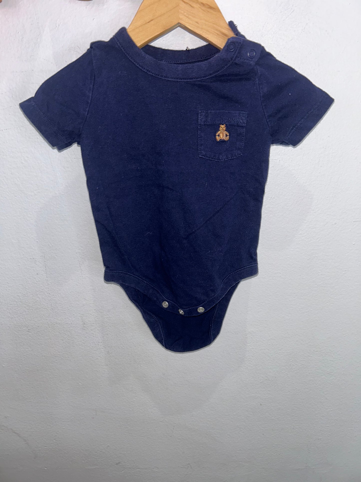 Navy brannan onesie 3-6m