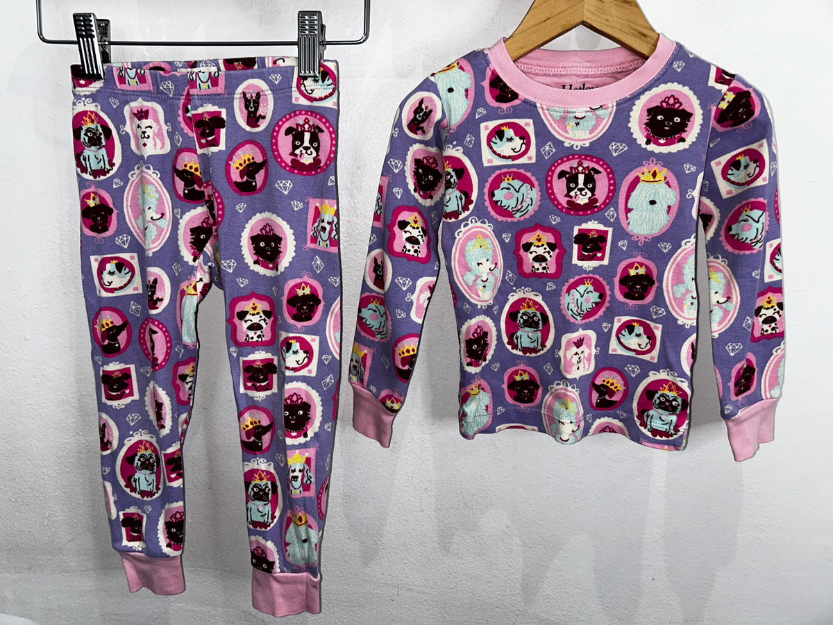 Hatley dog portraits pyjamas 3y