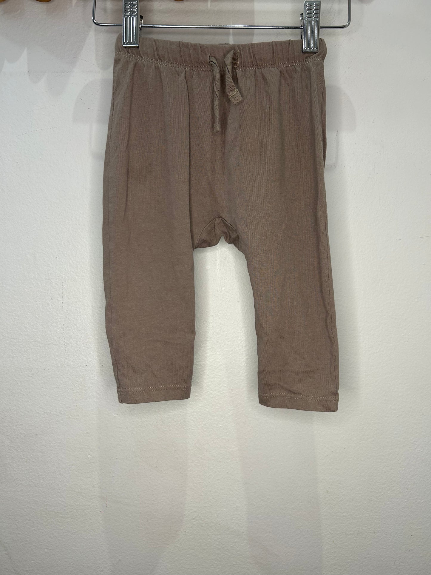 Brown cotton pants 9-12m
