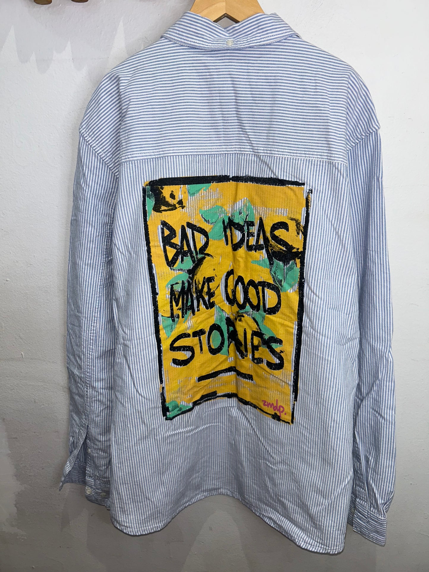 Relaxed fit bad ideas shirt - adult XL