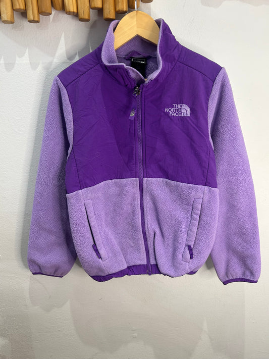 The North Face purple fleece 7-8y