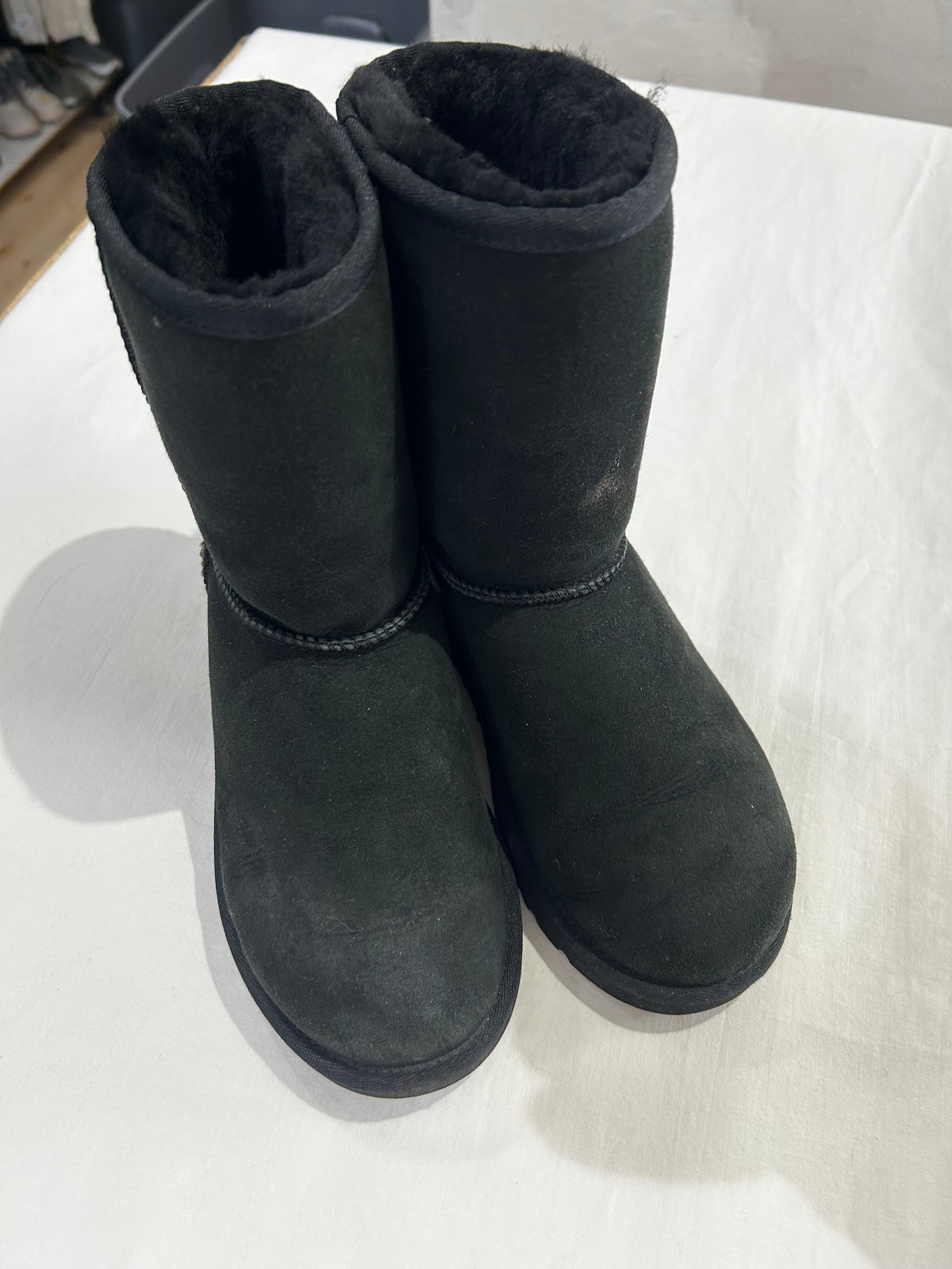 Y3 black Ugg boots