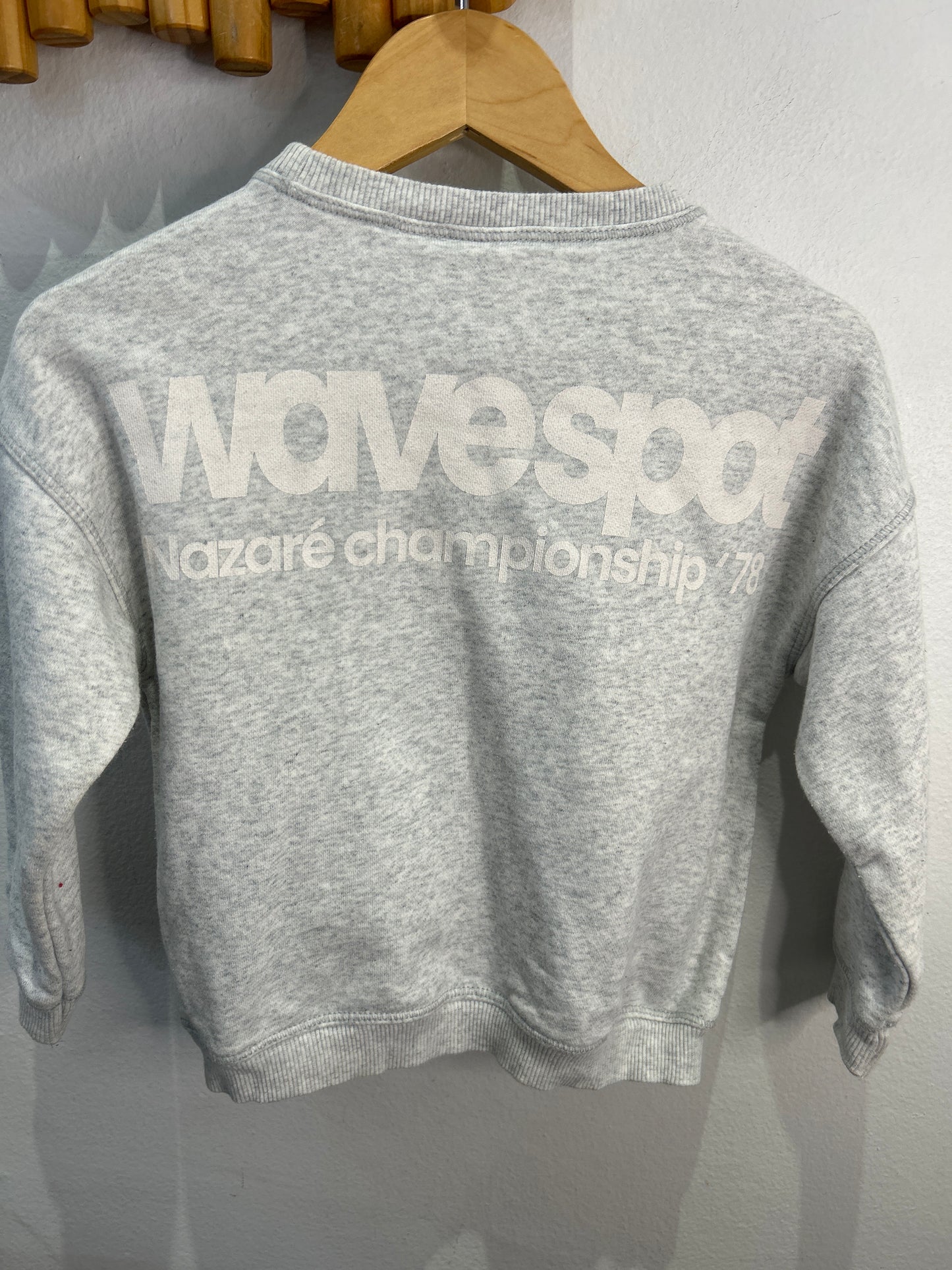 Wave Spot melange pullover 2-3y