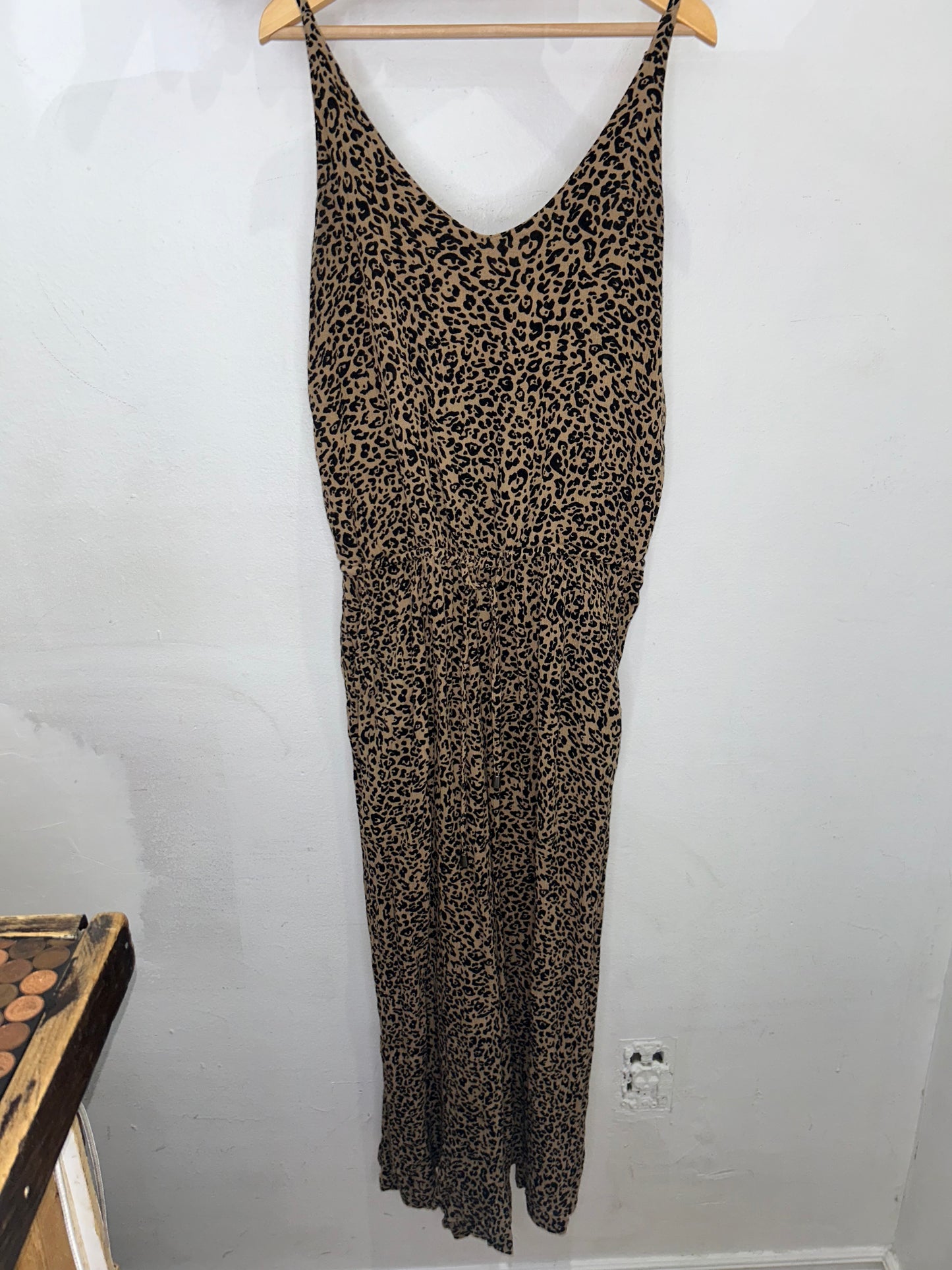 Cheetah romper- adult S/M