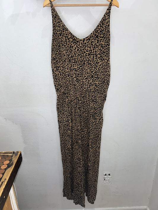 Cheetah romper- adult S/M