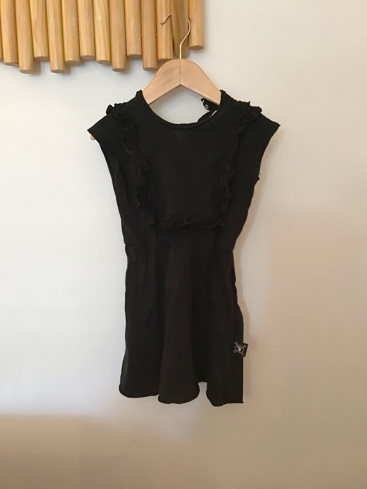Nununu black dress 18-24m