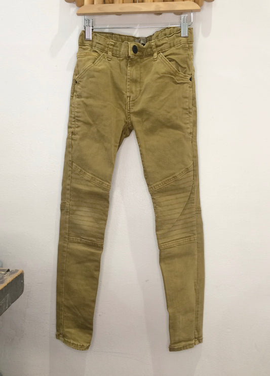 Moss coloured jeans 9y